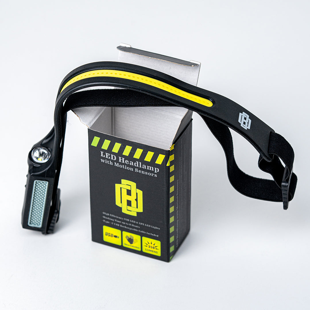 LED Headlamp w/ Motion Sensors - Own Boss Supply Co